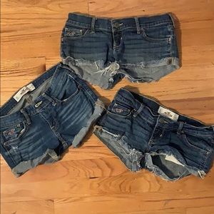 Hollister Jean shorts bundle 0